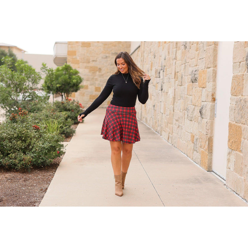 The Clara Plaid Skort