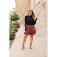 The Clara Plaid Skort