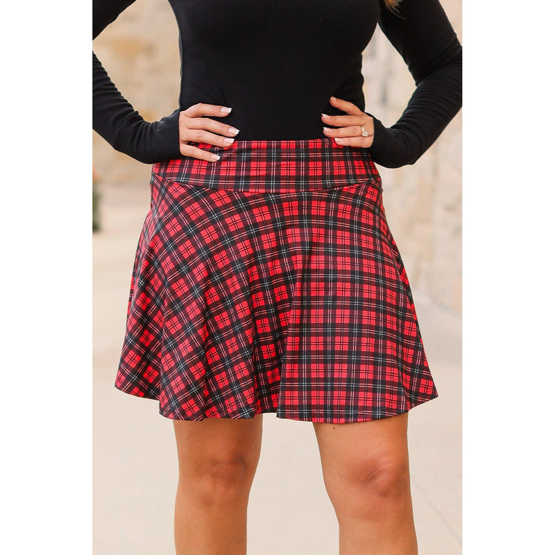 The Clara Plaid Skort