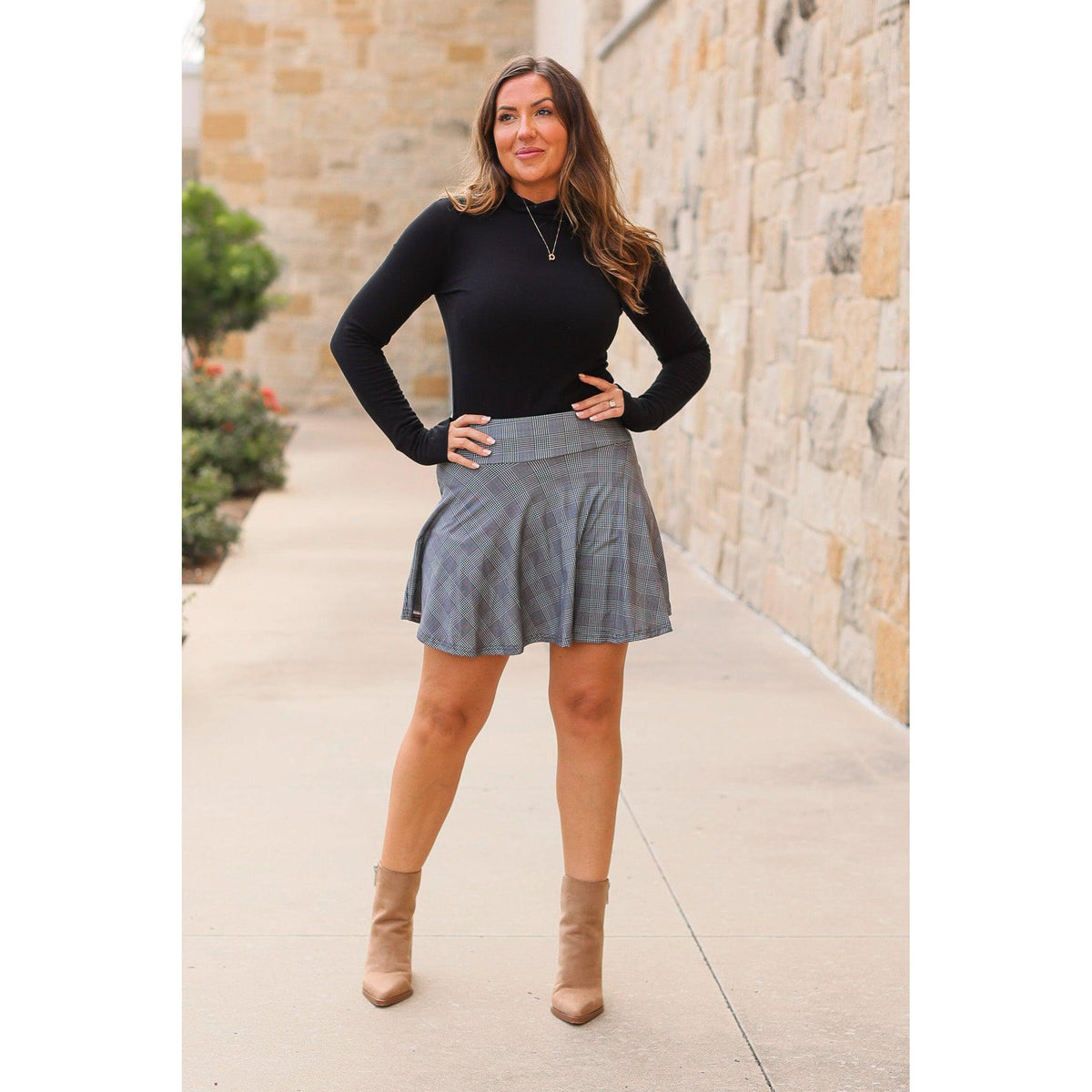 The Maci Plaid Skort