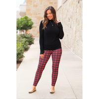 The Holly Plaid Leggings - ROUND 2