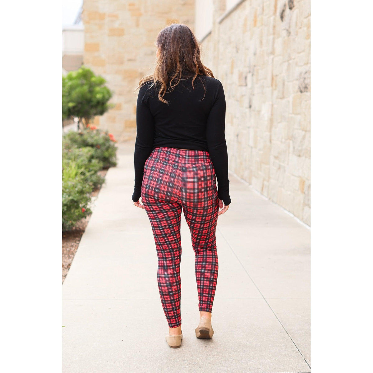 The Holly Plaid Leggings - ROUND 2