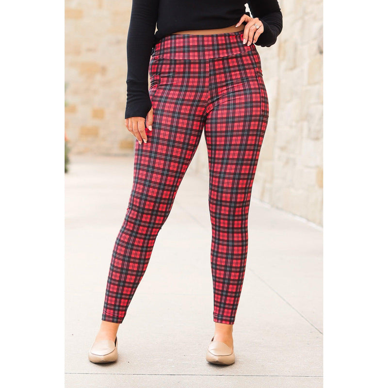 The Holly Plaid Leggings - ROUND 2