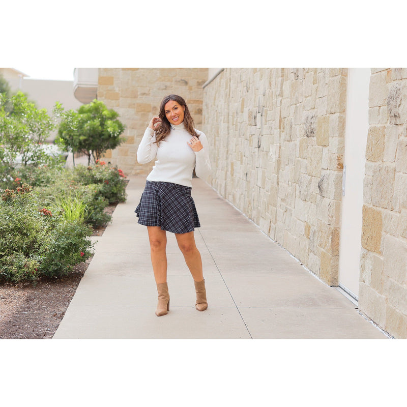 The Brenna Plaid Skort