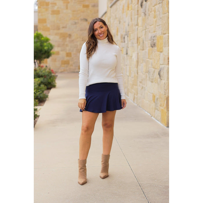 Josie -  Navy Skort