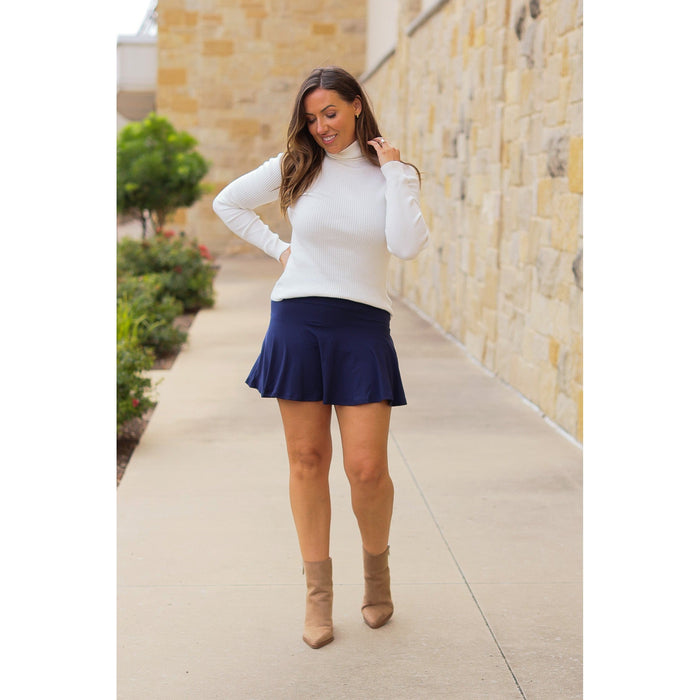 Josie -  Navy Skort