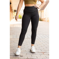 Adriana - Tummy Control Full Length Leggings with Pockets
