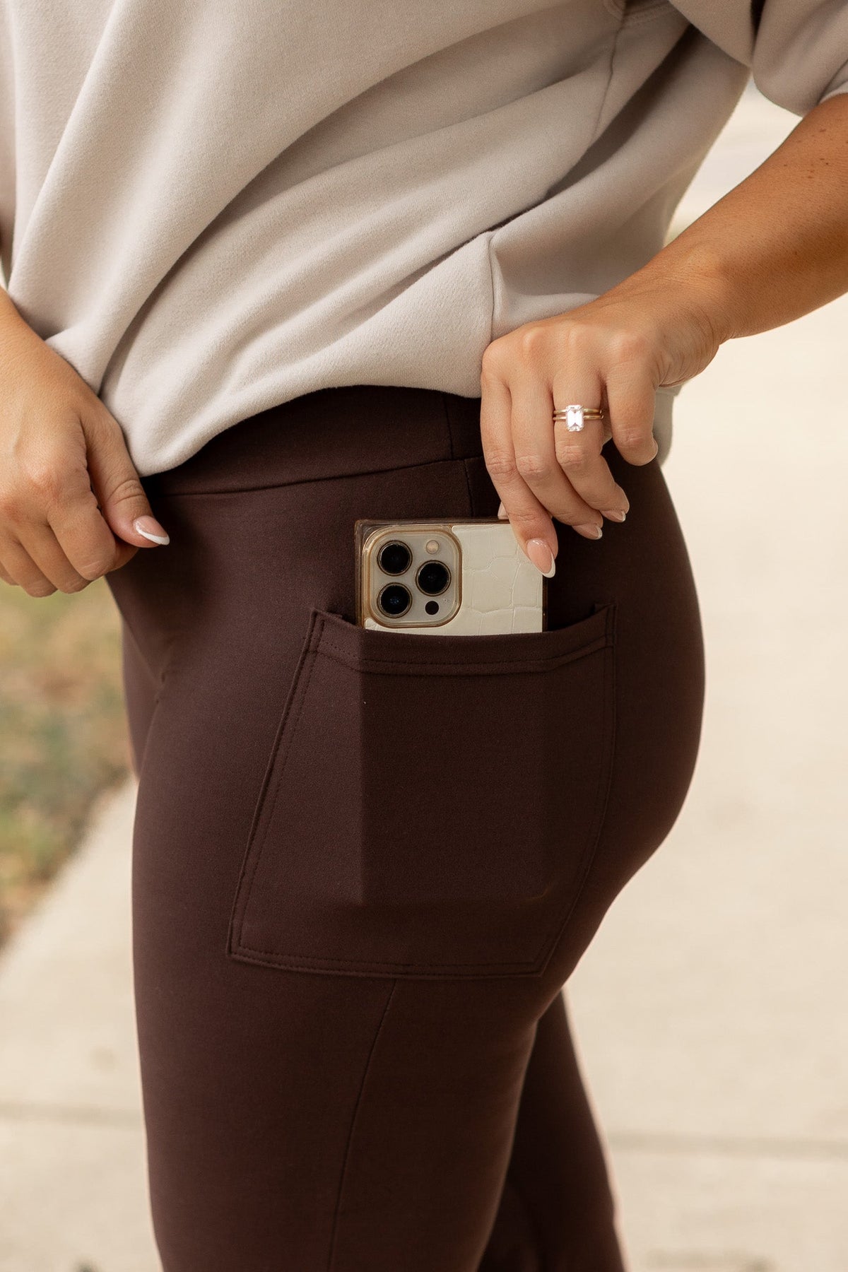 The Whitney - Brown High Waisted Gaucho Pants ROUND 2 *