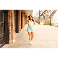 Emelia Terry Cloth Shorts - Mint