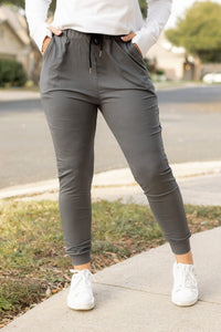 The Cindy Charcoal Joggers - Luxe Leggings by Julia Rose®