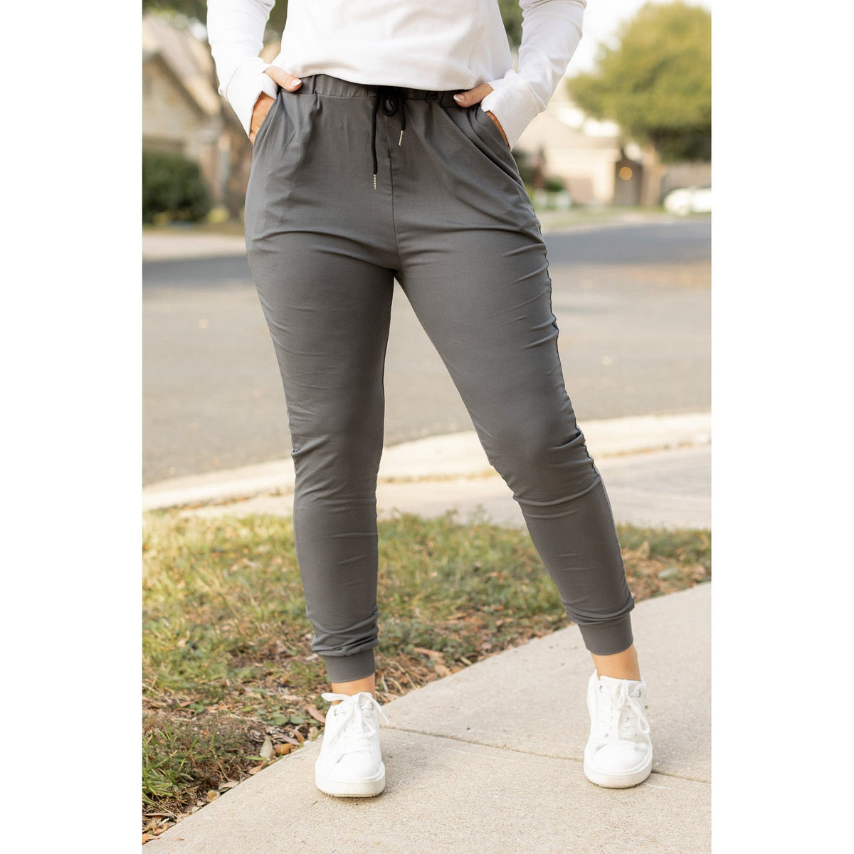 The Cindy Charcoal Joggers - Luxe Leggings by Julia Rose® Round 2