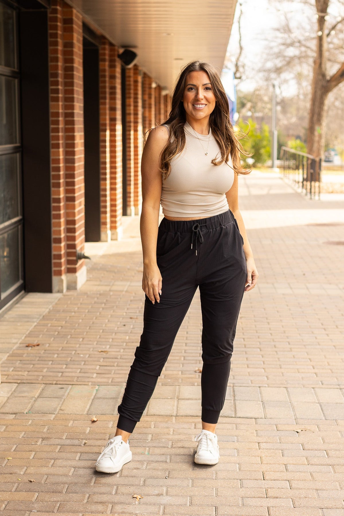 The Reagan Black Joggers  - Luxe Leggings by Julia Rose®