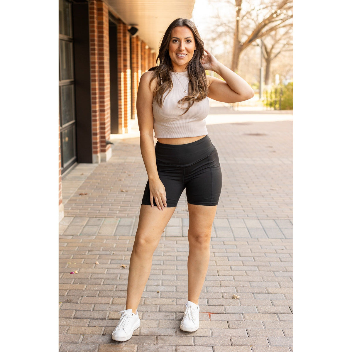 Callie - Tummy Control Biker 5" Shorts