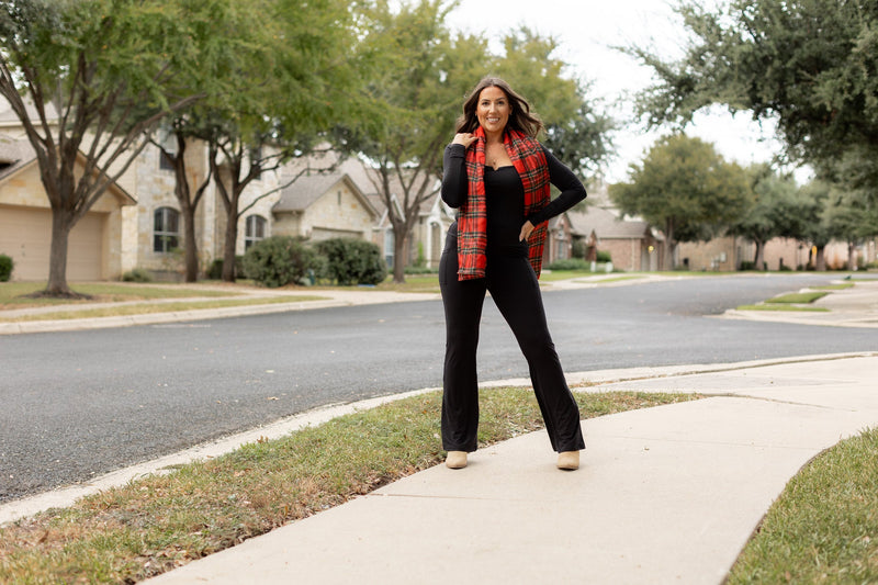 The Vanessa - 30” - Black Bootcut Leggings Round 2*