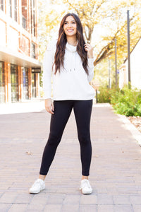 *Ready to Ship | BLACK FULL-LENGTH Leggings with POCKET  - Luxe Leggings by Julia Rose®