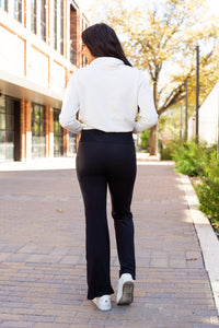 The Liz - Crossover 30"  Bootcut Leggings with Pockets