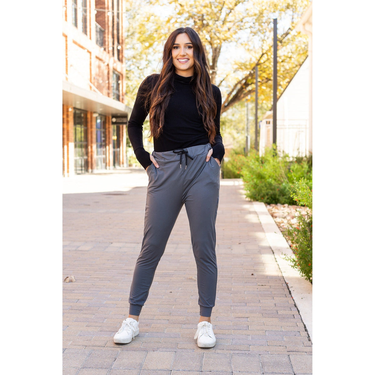 The Cindy Charcoal Joggers - Luxe Leggings by Julia Rose® Round 2