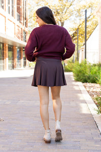 The Britt - Brown Skort*