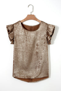 Parker Ruffle Trim Sleeveless Top