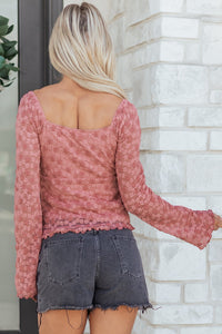 Paloma Detail Floral Lace Blouse