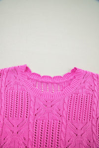 Ainara Trim Short Sleeve Sweater
