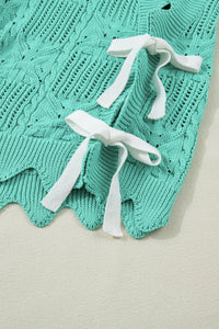 River Trim Short Sleeve Sweater