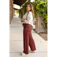 Julia Rose Noelle Plaid Pajama Pants with pockets and drawstring waist. Buttery soft plaid pajama pants for women by Julia Rose