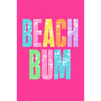 Beach Bum Blanket - Hot Pink