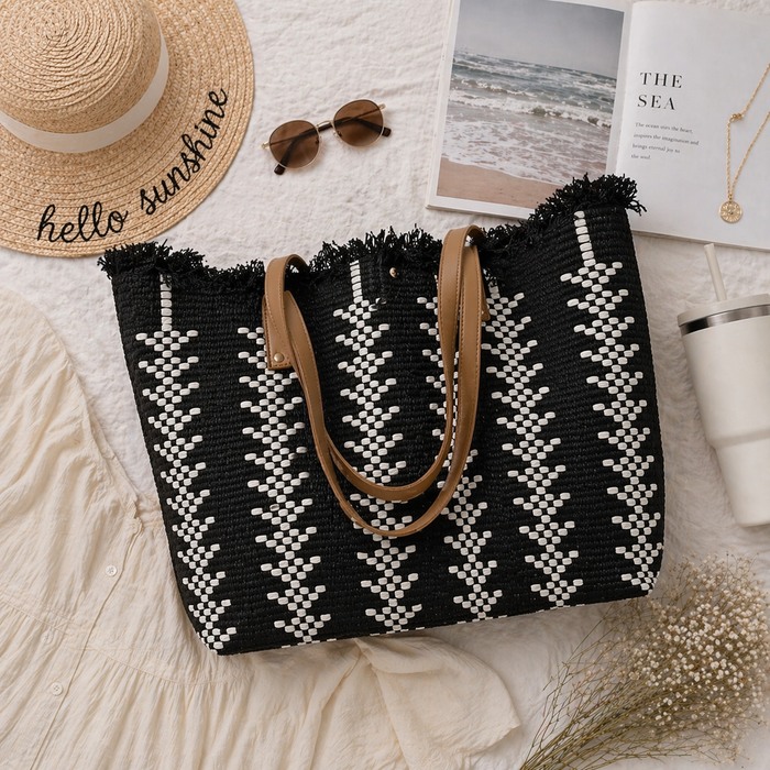 The Bella - Black Tote
