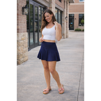 Josie Navy Skort