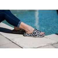Gray Leopard Slides