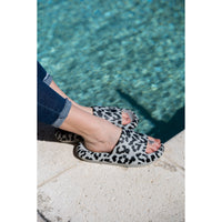 Gray Leopard Slides