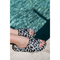 Gray Leopard Slides