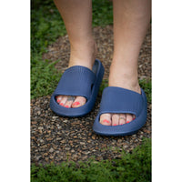 Navy Blue Slides