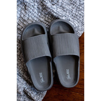 Ready to Ship | Black Insanely Comfy -Beach or Casual Slides