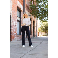 The Vanessa - 30” - Black Bootcut Leggings R3