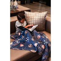 Ready to Ship | Sports Glow in the Dark Plush Flannel Blanket
