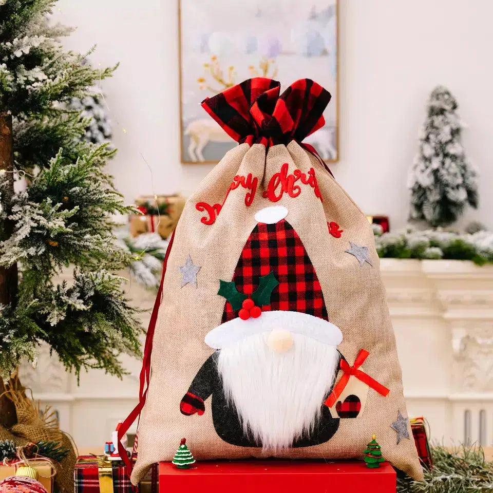 Ready to Ship | Buffalo Plaid Christmas Candy Gift Bag