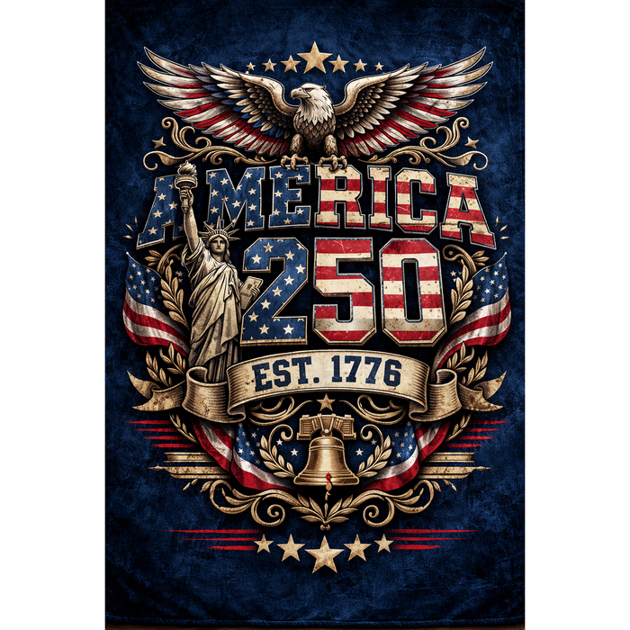 PreOrder |  AMERICA - EST. 1776 Flannel Blanket