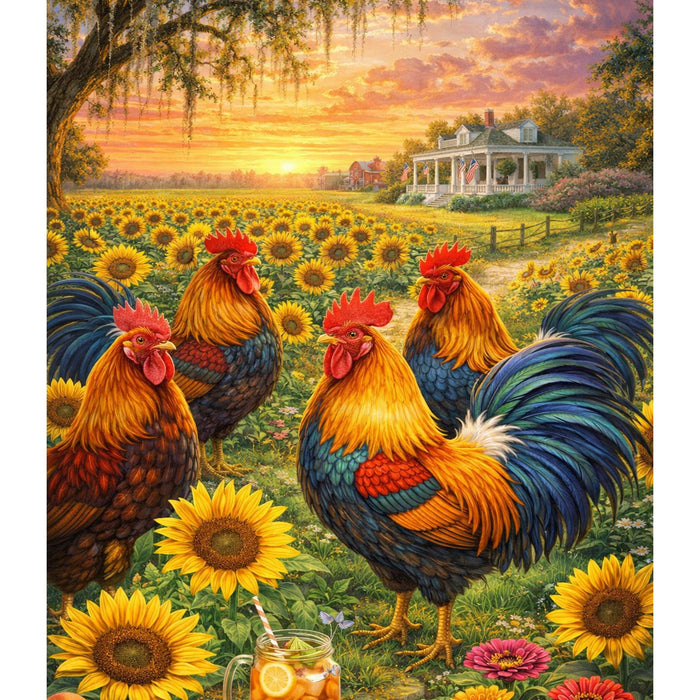 Rooster Blanket 🐓🌻