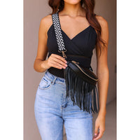 Valentina sling bag boutique boho fringe crossbody purse