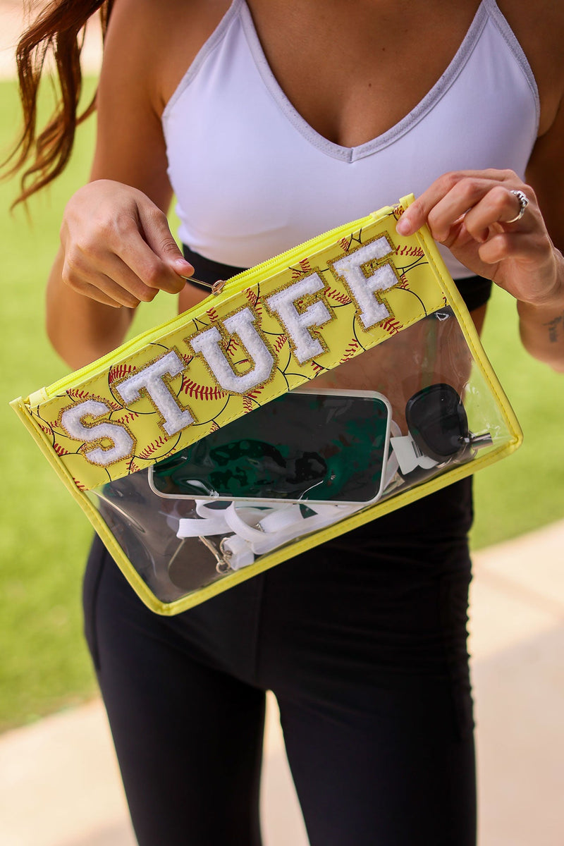 Ready to Ship | Sports Waterproof Varsity Pouch