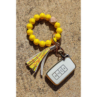 Ready To Ship | Sports Silicone Beaded Keychain
