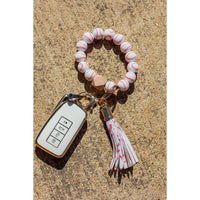 Ready To Ship | Sports Silicone Beaded Keychain