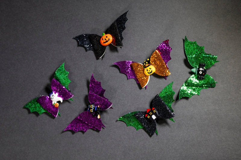 Ready to Ship | Halloween Sequin Hairbow
