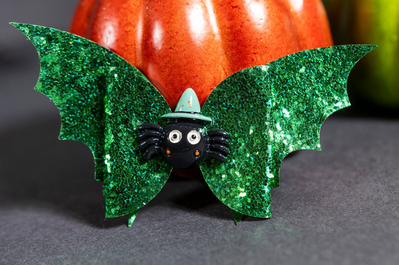 Ready to Ship | Halloween Sequin Hairbow
