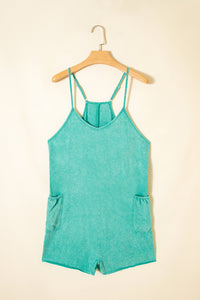 Isabela Wash Spaghetti Straps Romper