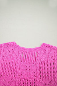 Ainara Trim Short Sleeve Sweater