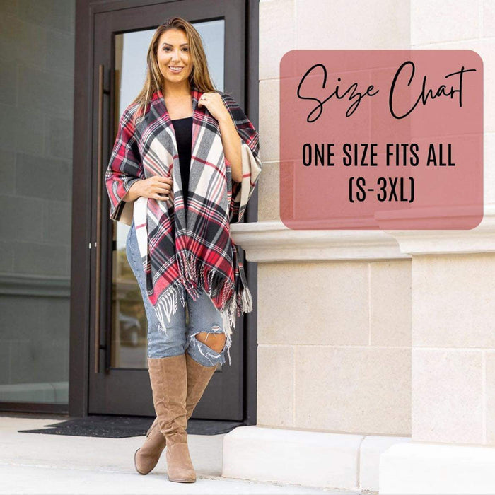 Ready to Ship |  The Brielle One Size Shawl/Ponchos