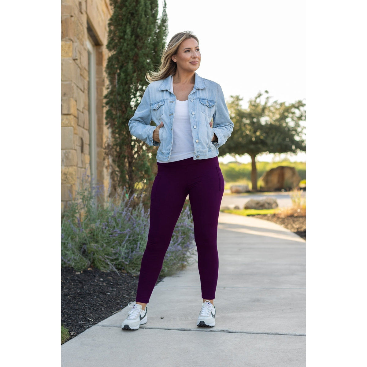 Luxe Leggings by Julia Rose- FULL LENGTH Leggings with POCKET